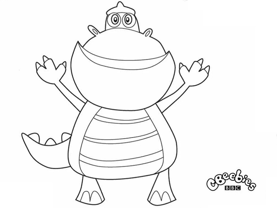 Burping Hurbert Coloring Page - Free Printable Coloring Pages for Kids