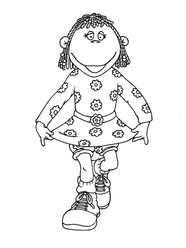 Fizz from Tweenies Coloring Page - Free Printable Coloring Pages for Kids
