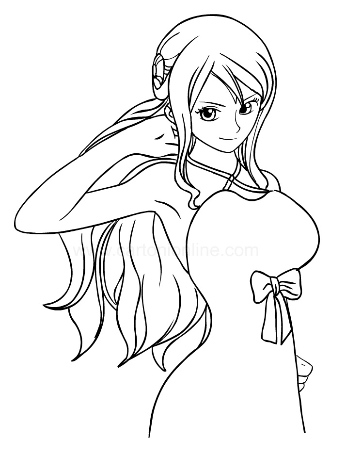 Beautiful Nami Coloring Page Free Printable Coloring Pages For Kids