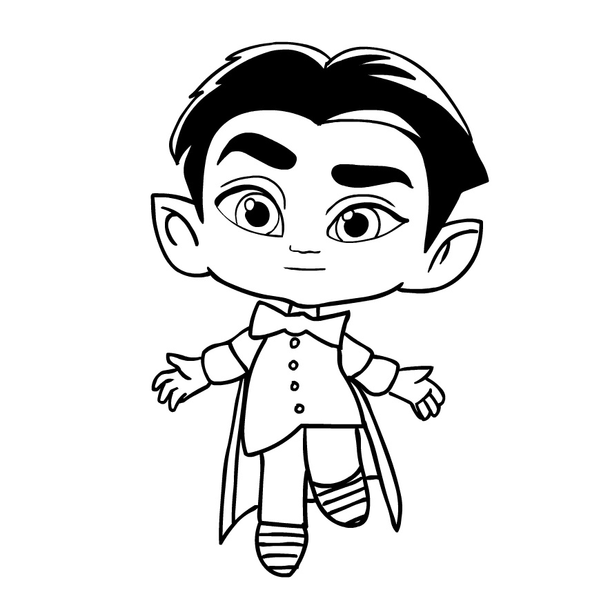 Frankie Mash from Super Monsters Coloring Page - Free ...