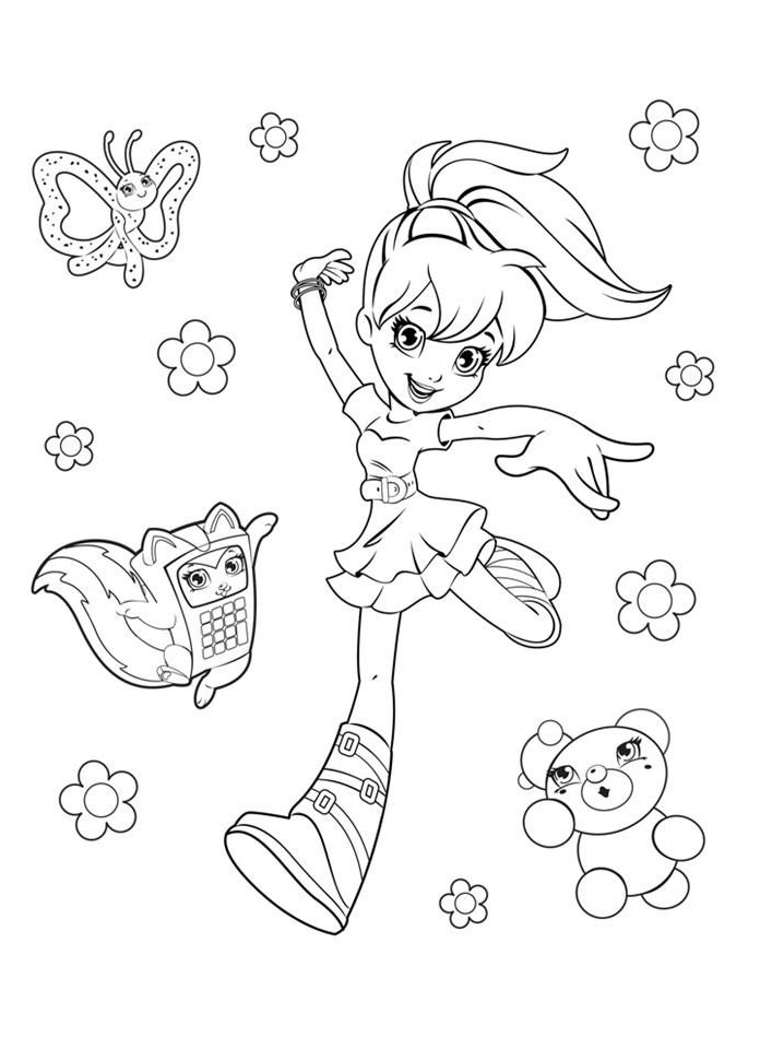 Polly Pocket Coloring Pages - Free Printable Coloring Pages for Kids