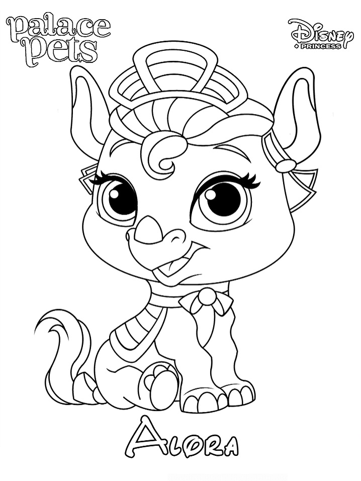 Download Alora Princess Coloring Page - Free Printable Coloring ...