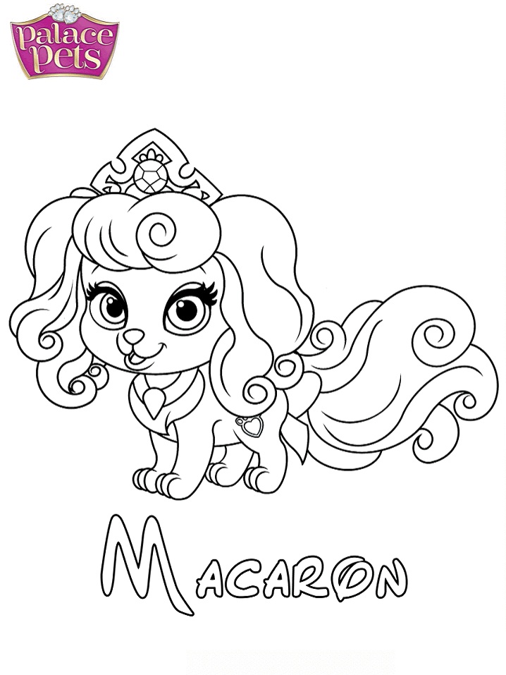 Macaron Princess Coloring Page Free Printable Coloring Pages For Kids
