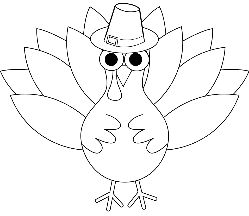 turkey coloring pages for kids