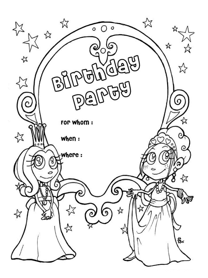 lovely birthday card coloring page free printable coloring pages for kids