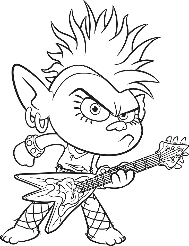 Queen Barb Coloring Page - Free Printable Coloring Pages for Kids