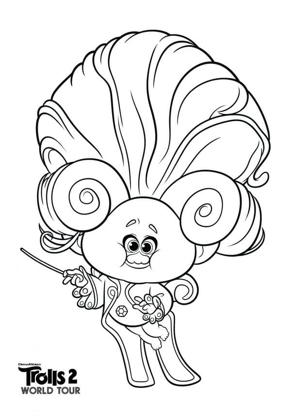 trollzart coloring page  free printable coloring pages for kids