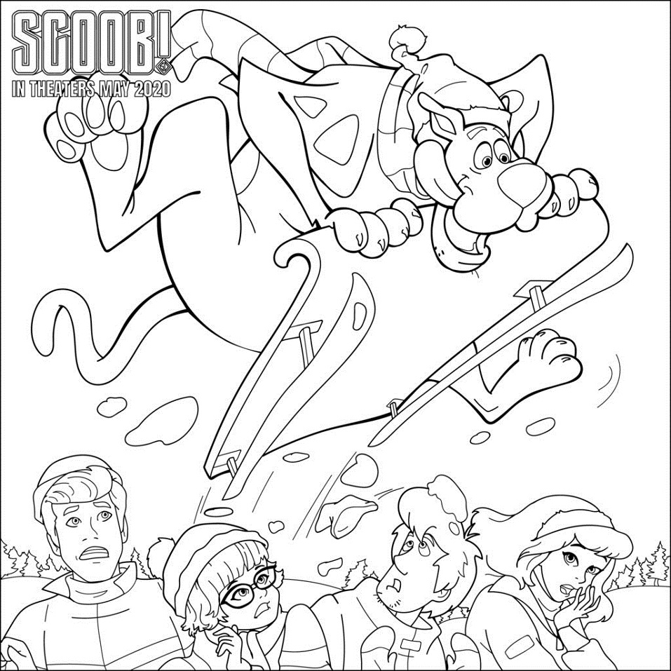 Scooby Doo Coloring Pages - Free Printable Coloring Pages for Kids