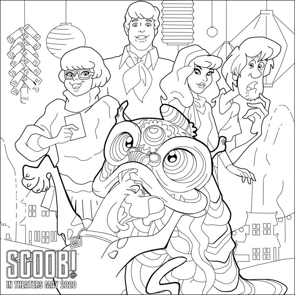 Scooby Doo Coloring Pages - Free Printable Coloring Pages for Kids