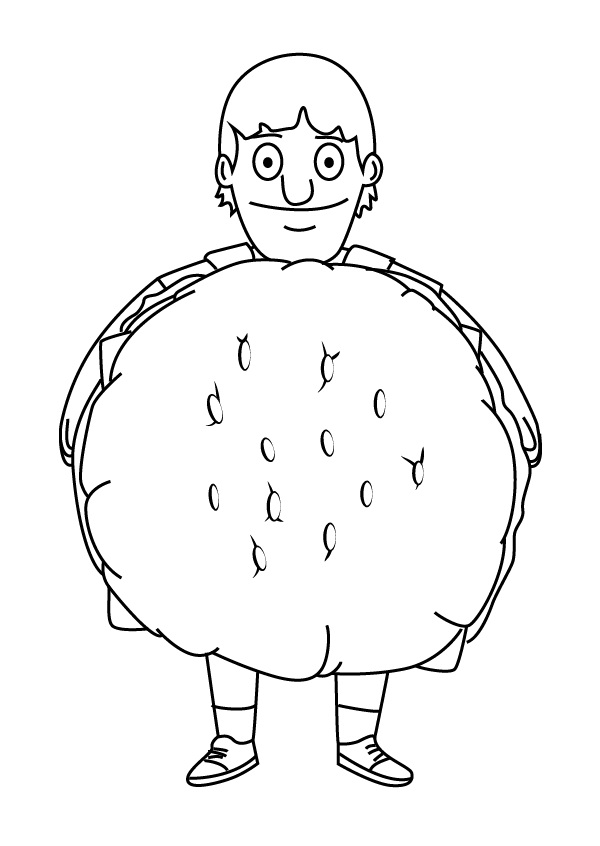 bobs burgers tina coloring pages