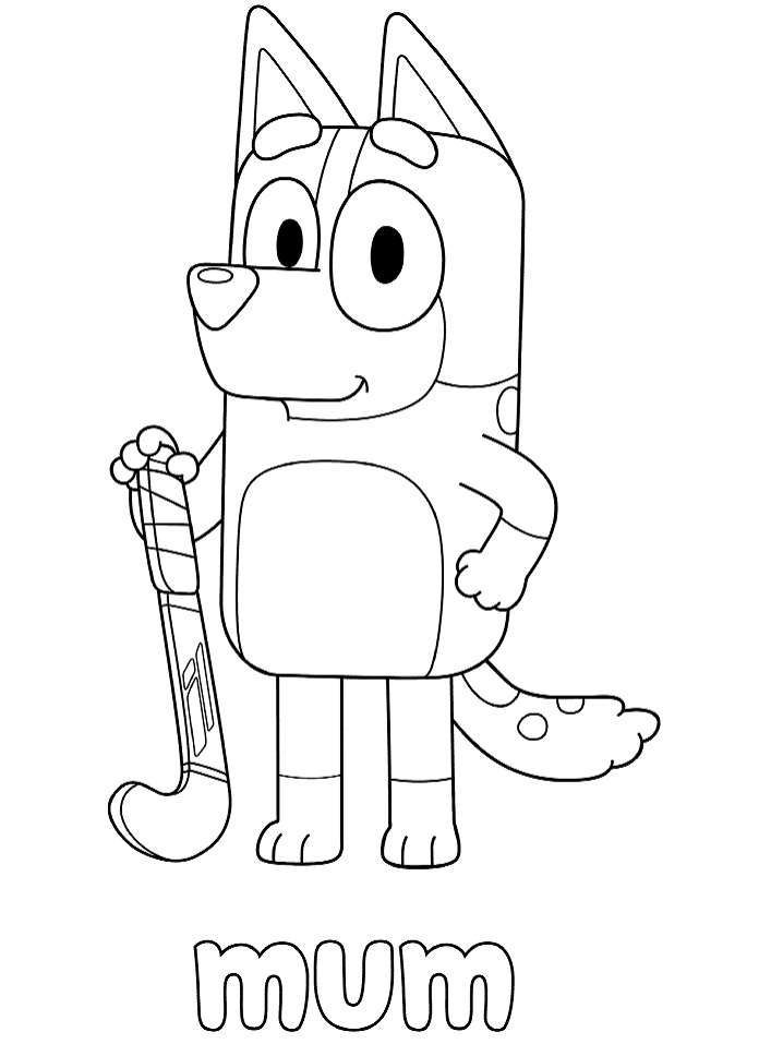 Chilli Heeler Coloring Page   Free Printable Coloring Pages for Kids