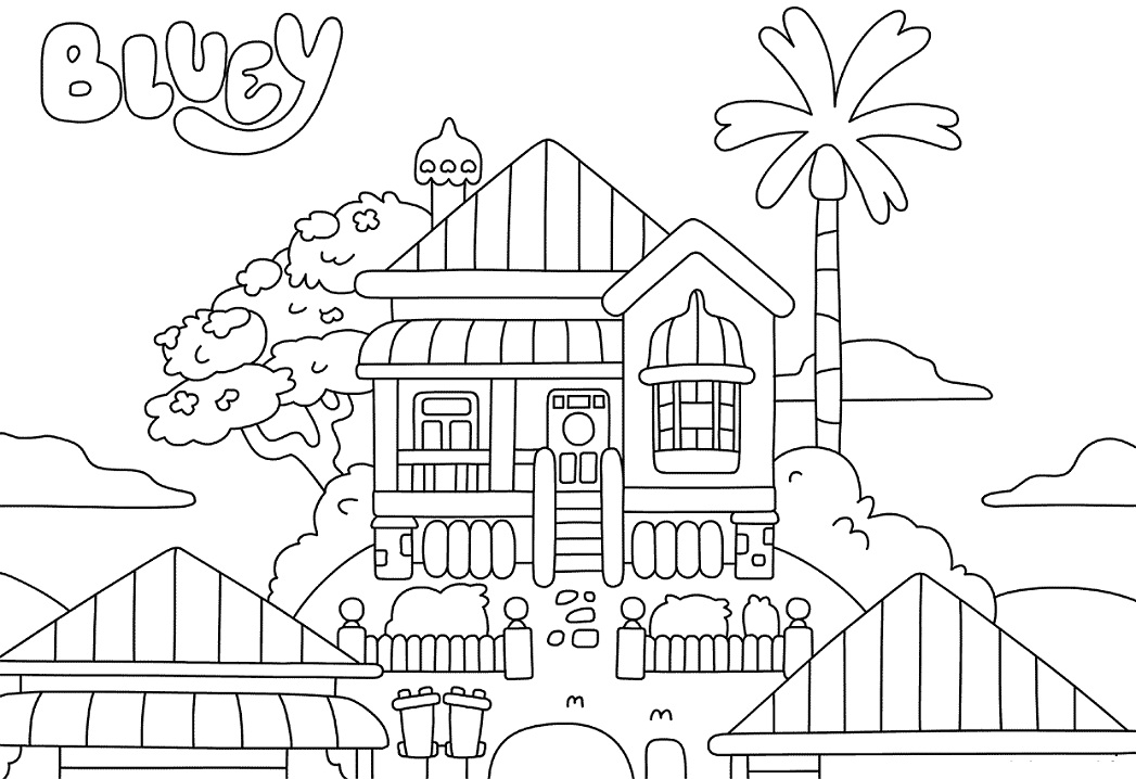 Download Bluey S House Coloring Page Free Printable Coloring Pages For Kids