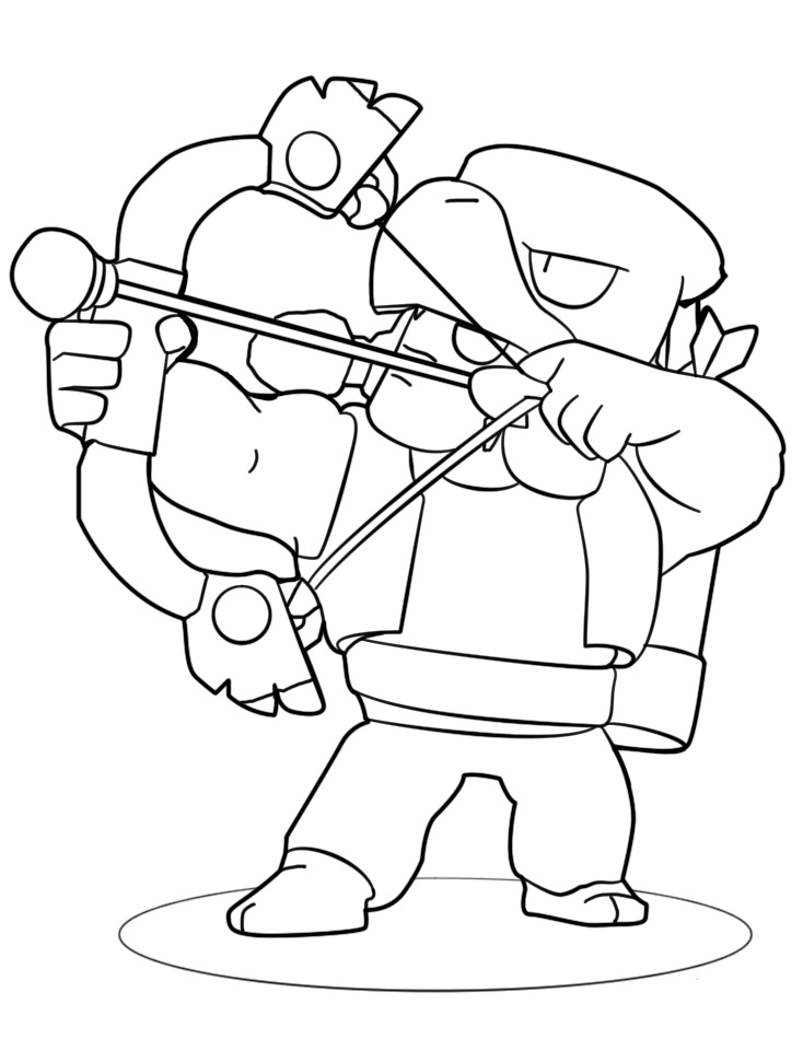 Brawl Stars Coloring Pages Free Printable Coloring Pages For Kids - brawl stars colouring