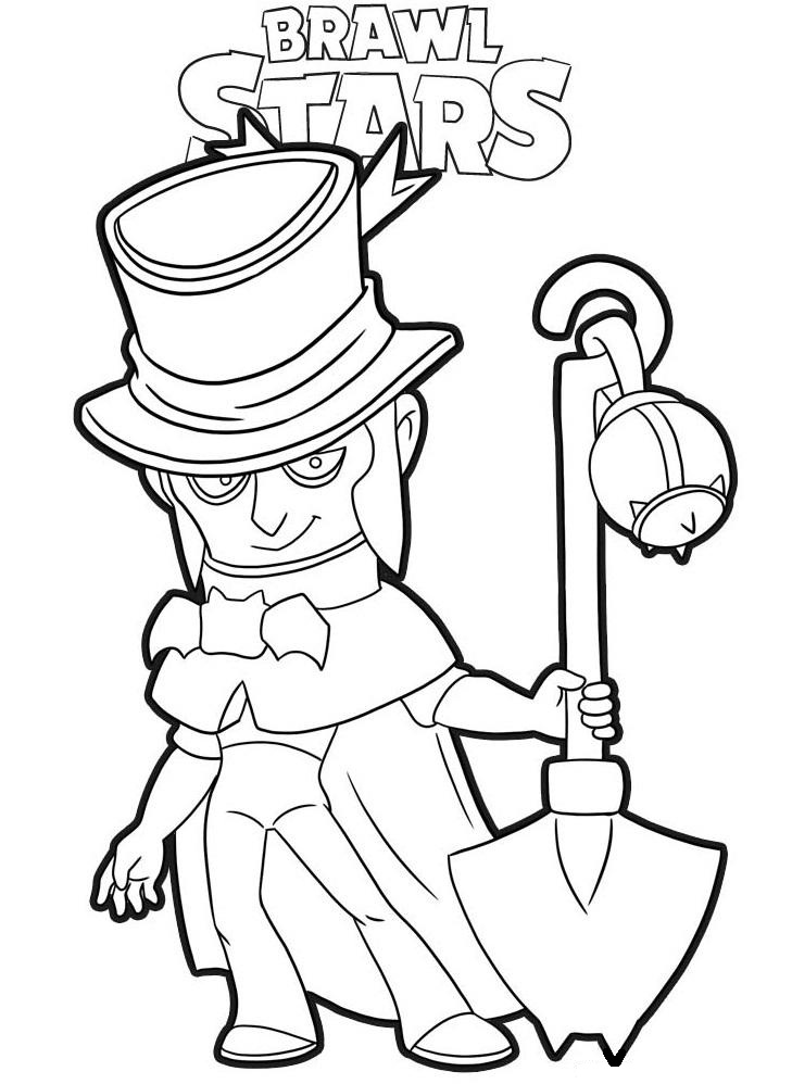brawl stars penny coloring pages