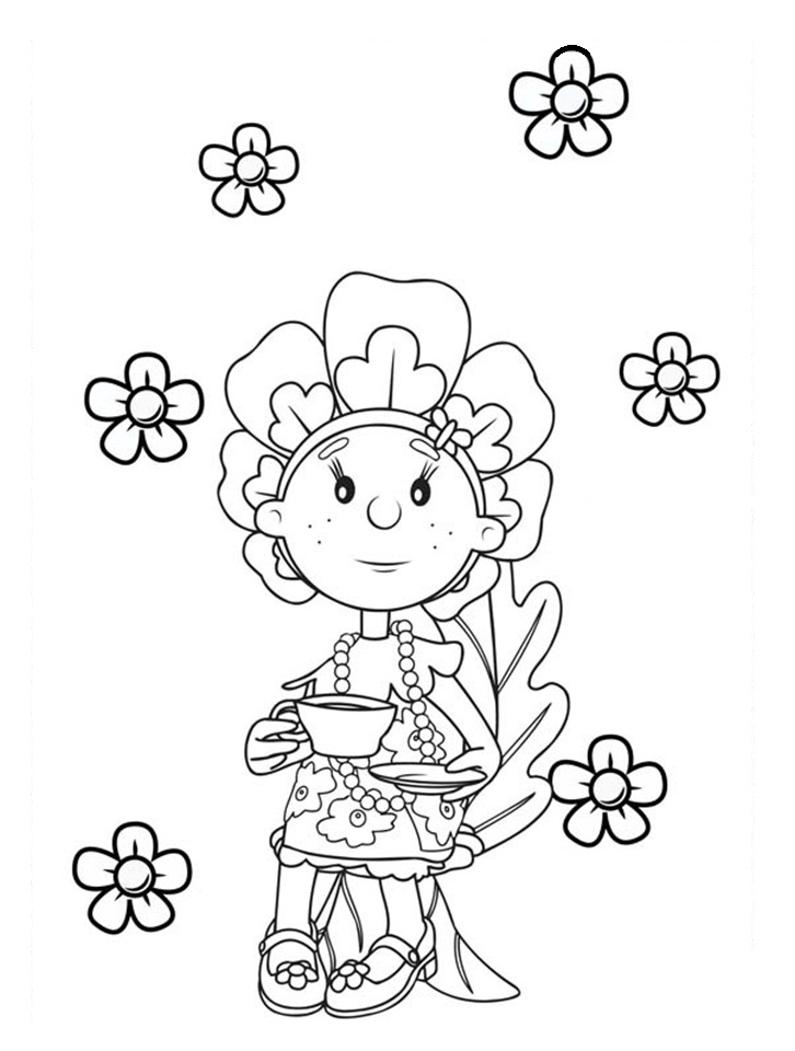 Fifi and the Flowertots Coloring Pages - Free Printable Coloring Pages