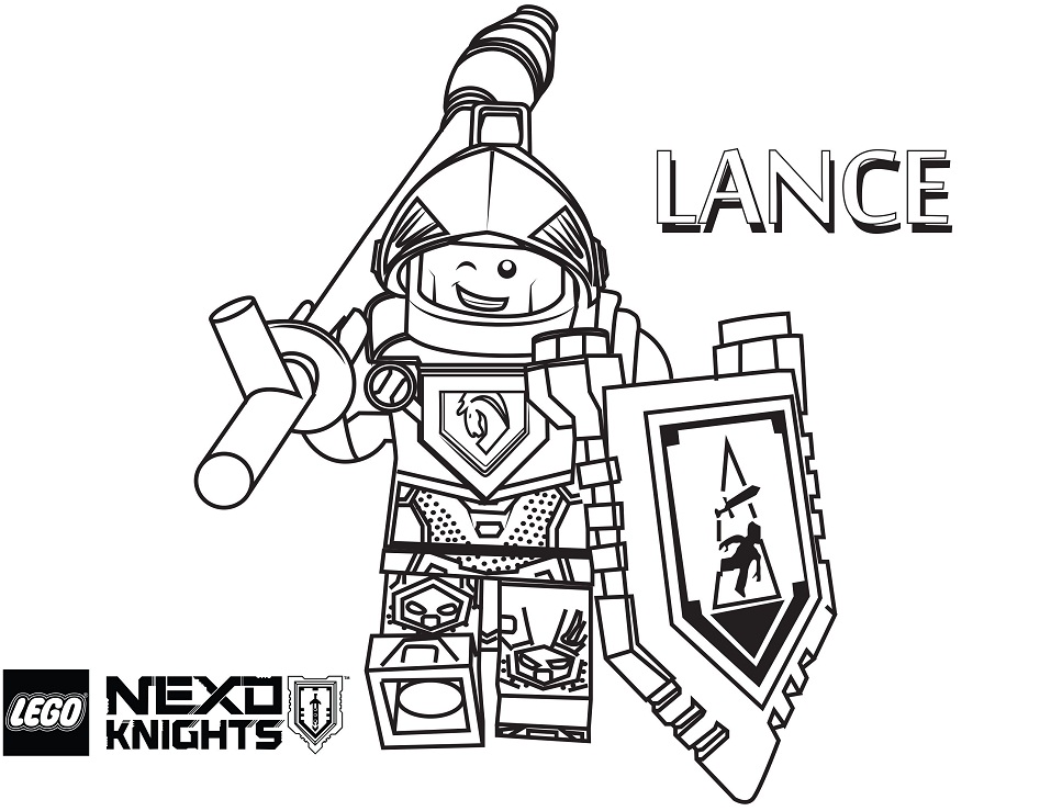 Lance Knights Coloring Page - Free Coloring Pages for Kids