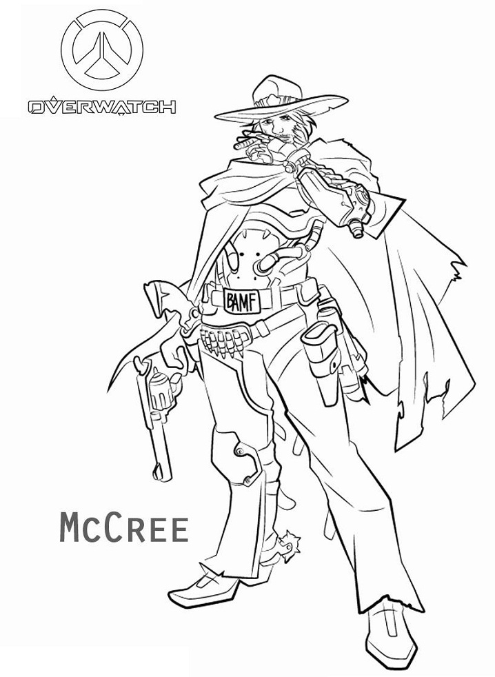 Download Overwatch Coloring Pages Free Printable Coloring Pages For Kids