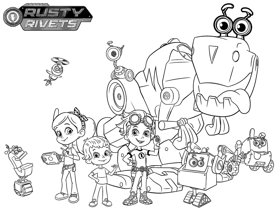 Download Rusty Rivets Coloring Pages - Free Printable Coloring Pages for Kids