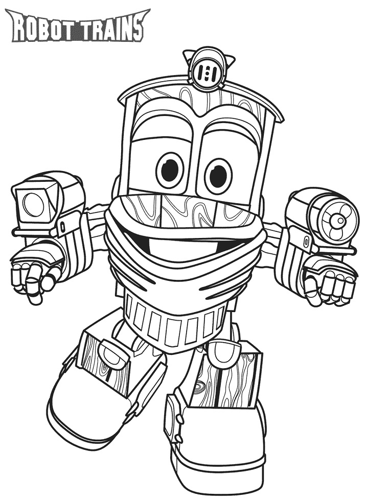 Download Robot Trains Coloring Pages - Free Printable Coloring ...