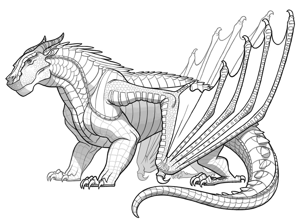 Download Mudwin Dragon Coloring Page Free Printable Coloring Pages For Kids