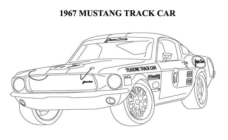 1967 Mustang Track Car