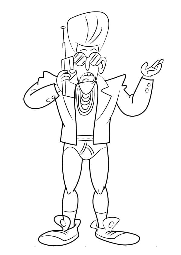 uncle coloring pages