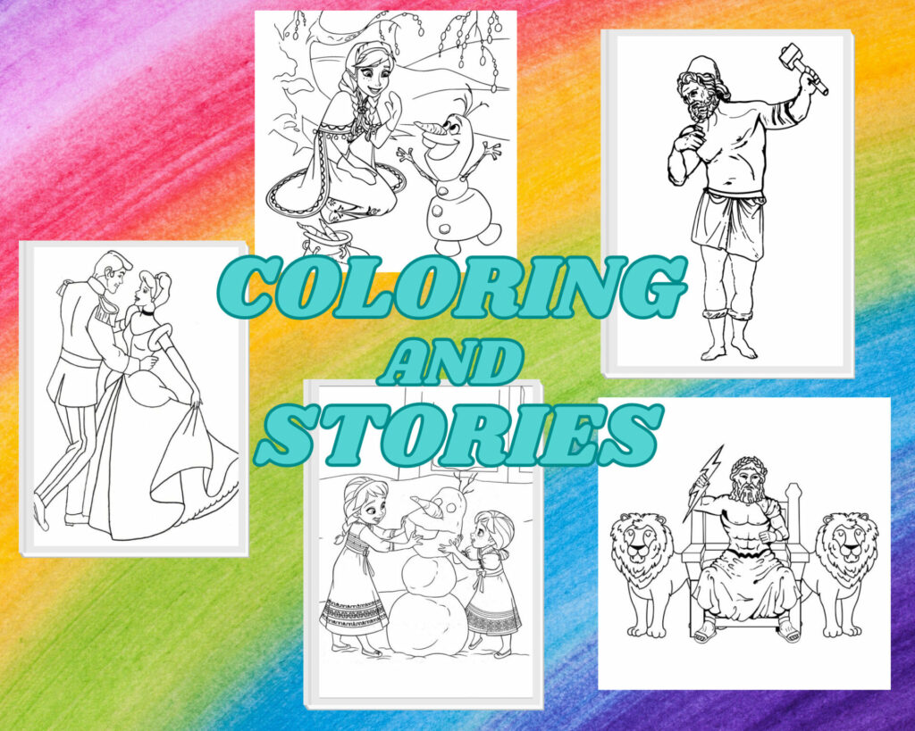 Coloring and Stories