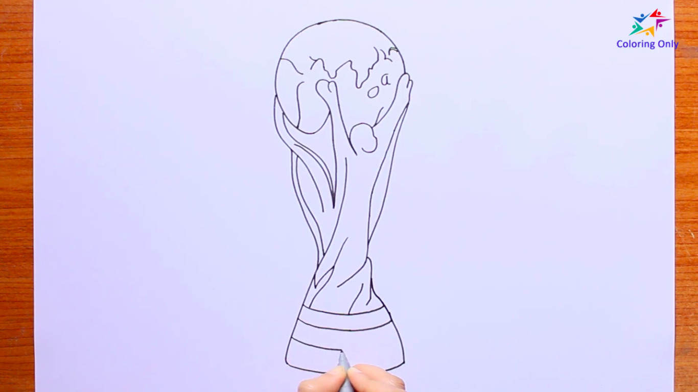 How To Draw The World Cup Trophy A Simple Guide For Kids
