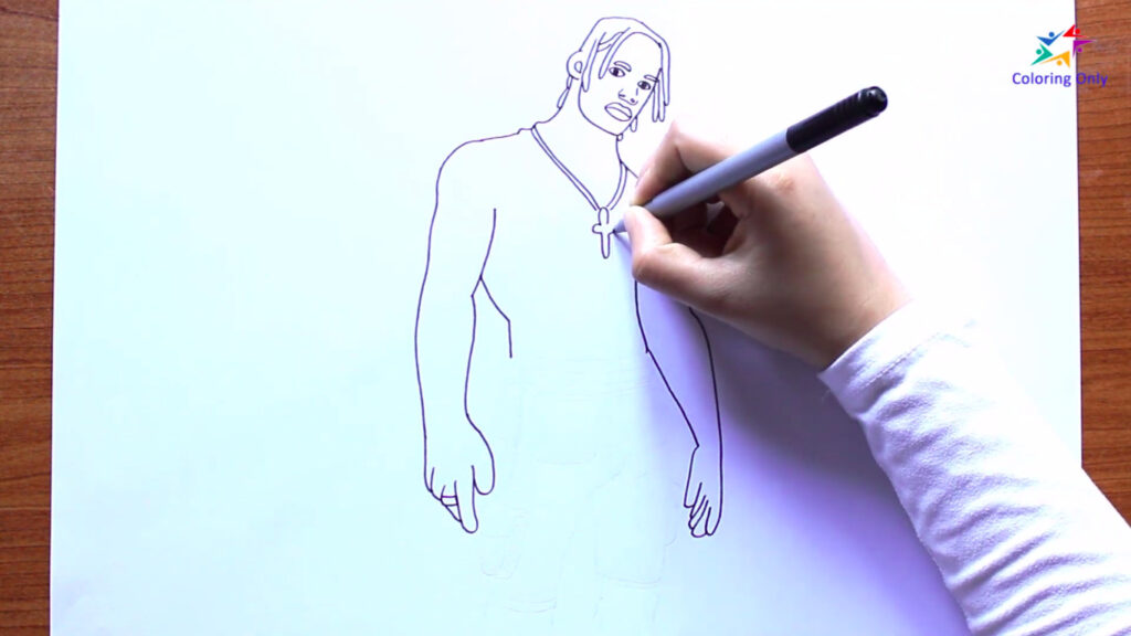 How to Draw Travis Scott: Simple Easy Steps