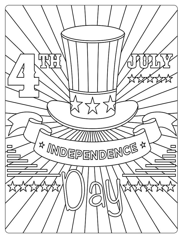 July Coloring Page Free Printable Coloring Pages for Kids