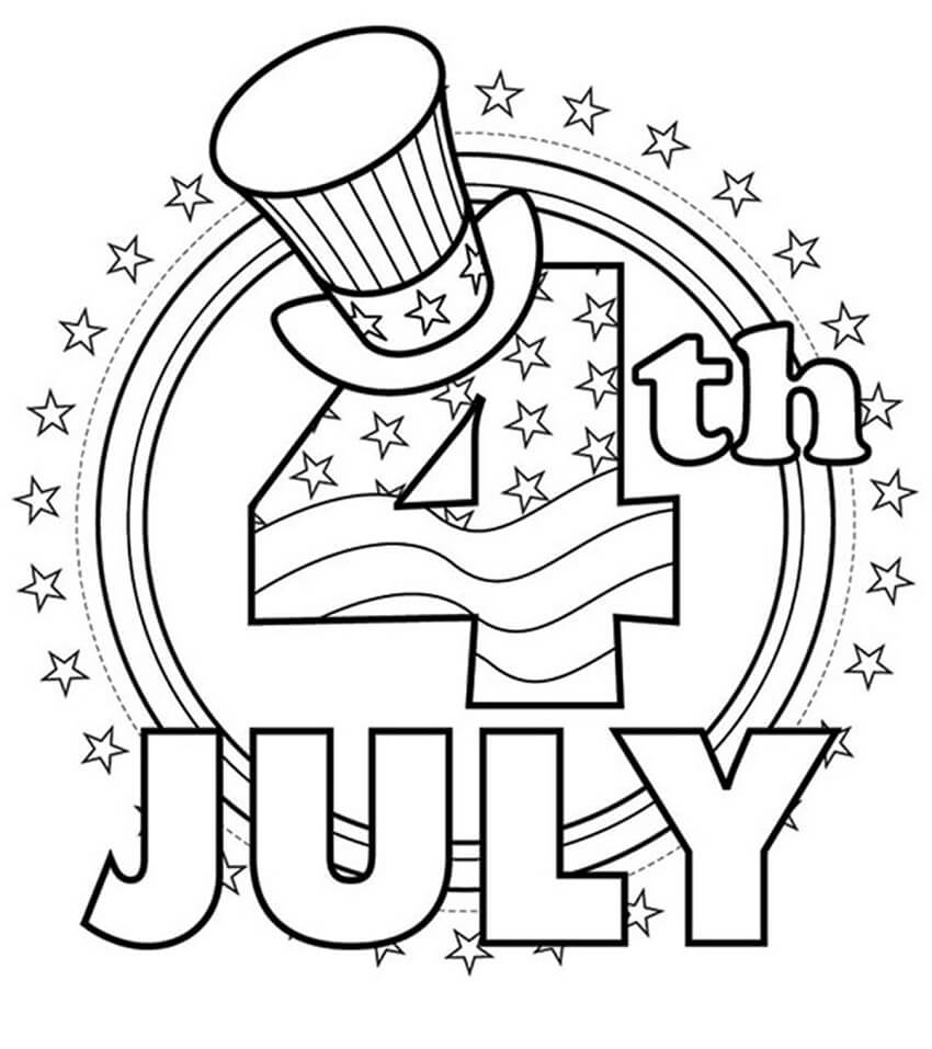 4th of july coloring page free printable coloring pages for kids