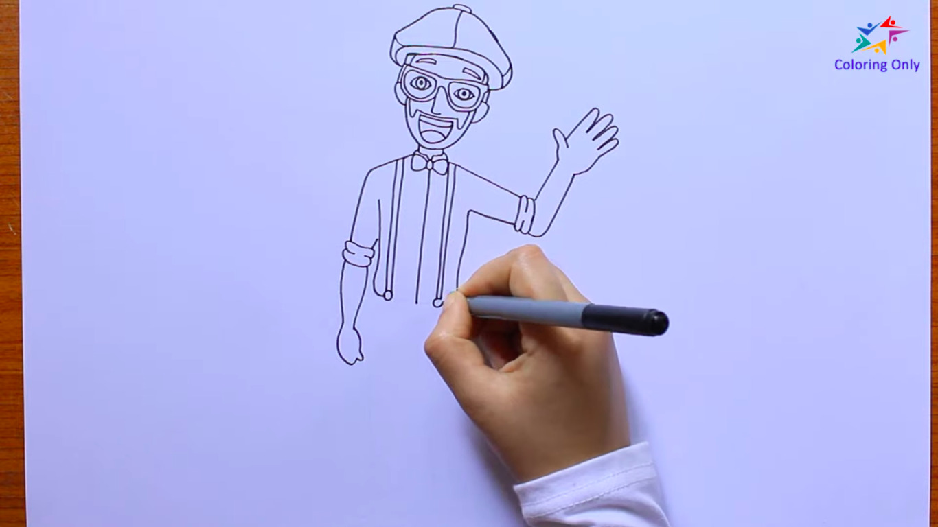 How to Draw Blippi: Easy Drawing Tutorial