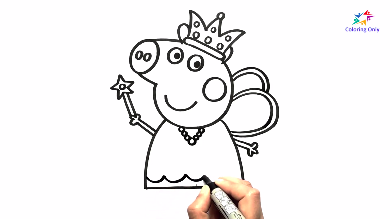 Drawing Princess Papi How to Draw Princess Peppa Pig: A Step-by-Step Guide