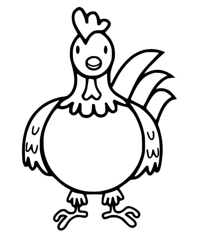 Hen Clip Art drawing free image download