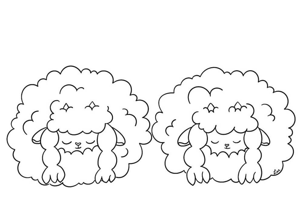 wooloo coloring page easy pokemon