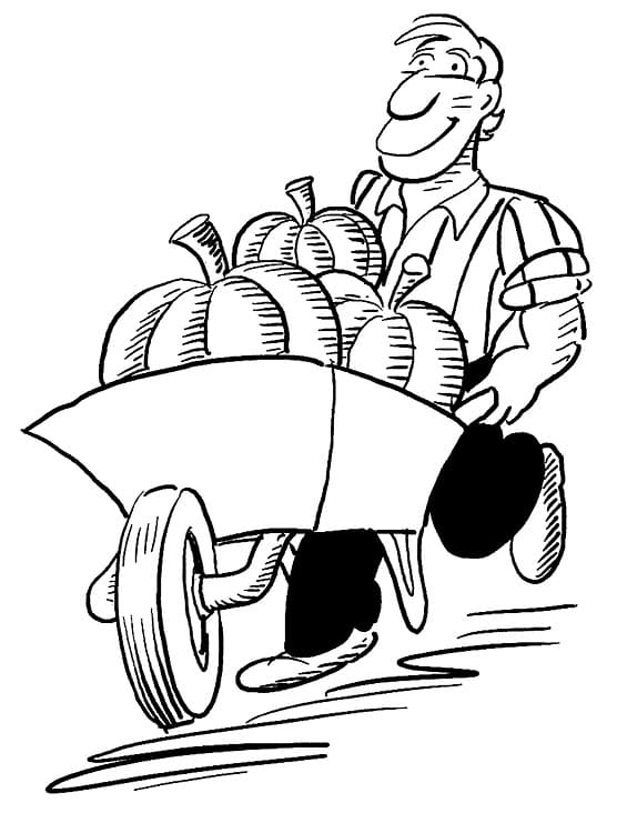 Farmer Coloring Pages Printable Coloring Pages