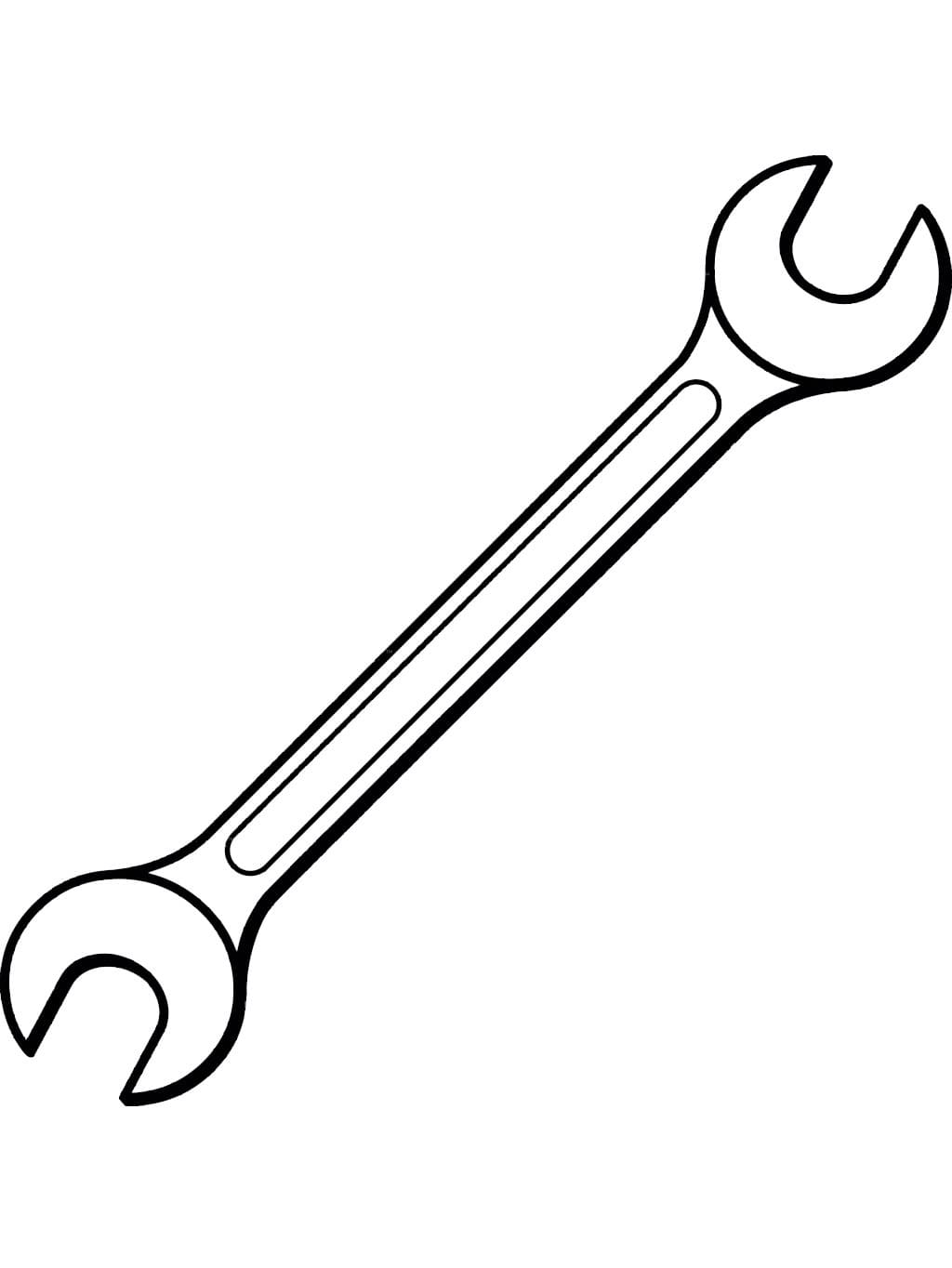 coloring pages wrench