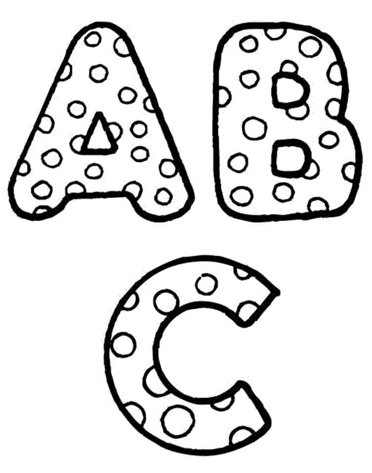 Abc Free Printable Coloring Pages