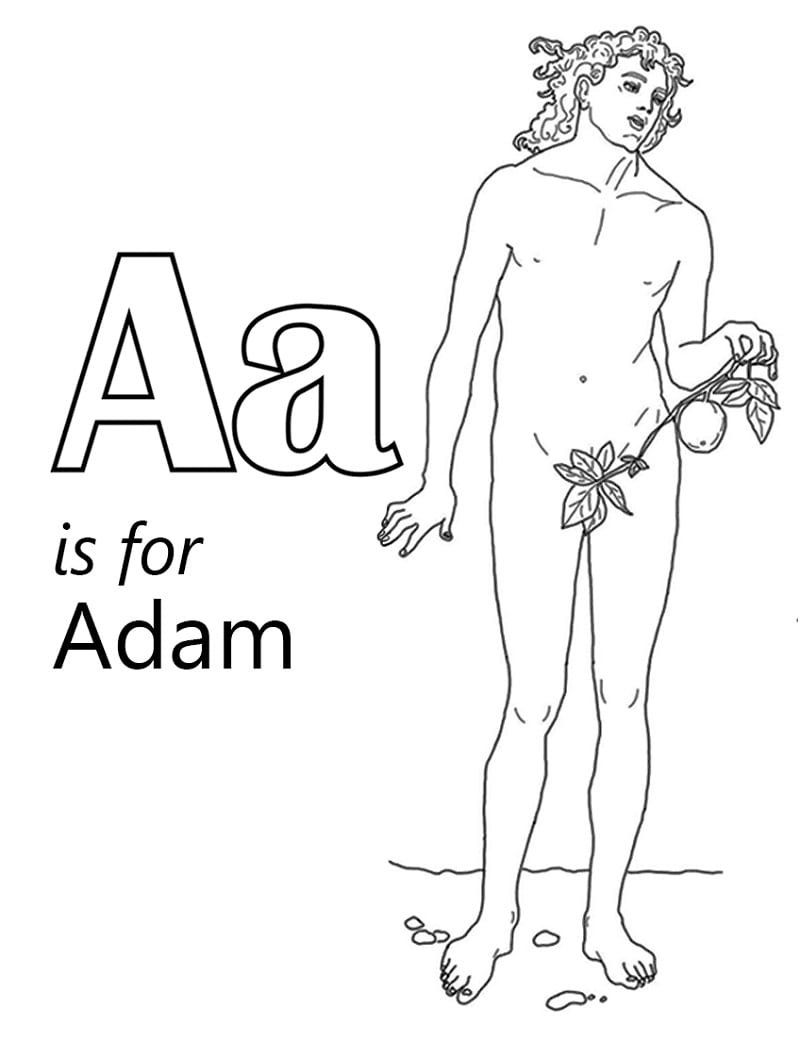 Adam Letter A 1