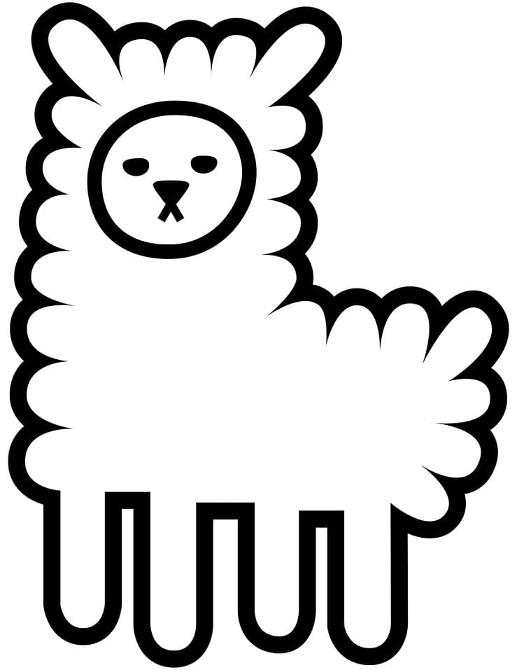 Alpacas Coloring Page Free Printable Coloring Pages For Kids