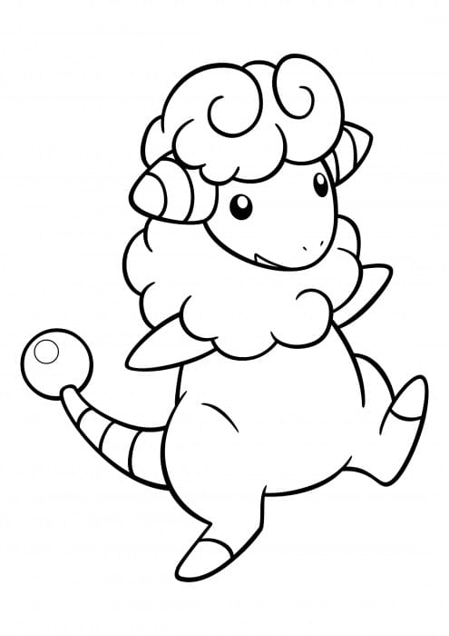 flaaffy coloring page ideas pokemon