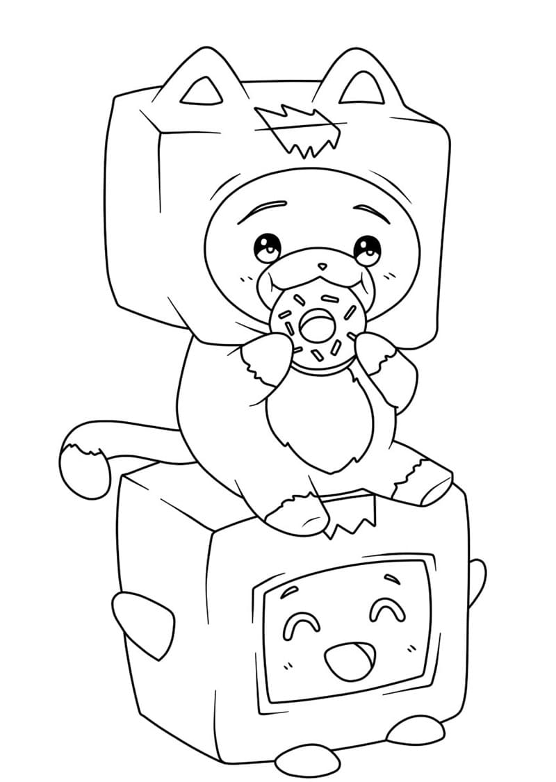 Adorable Lankybox Coloring Page   Free Printable Coloring Pages ...