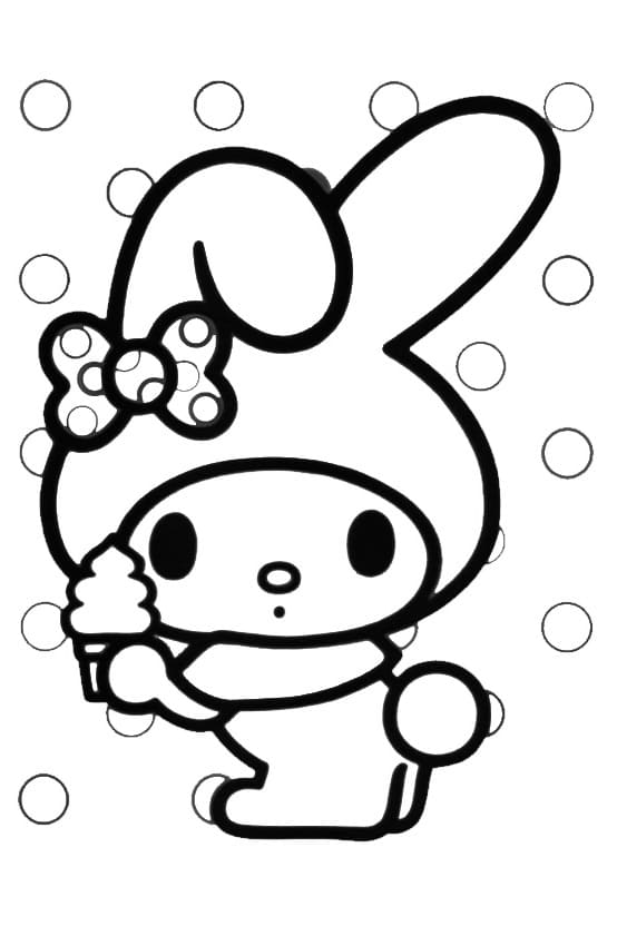 My Melody Coloring Pages Free Printable Coloring Pages for Kids