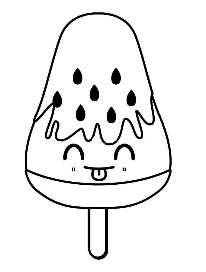 Popsicle for Kid Coloring Page - Free Printable Coloring Pages for Kids