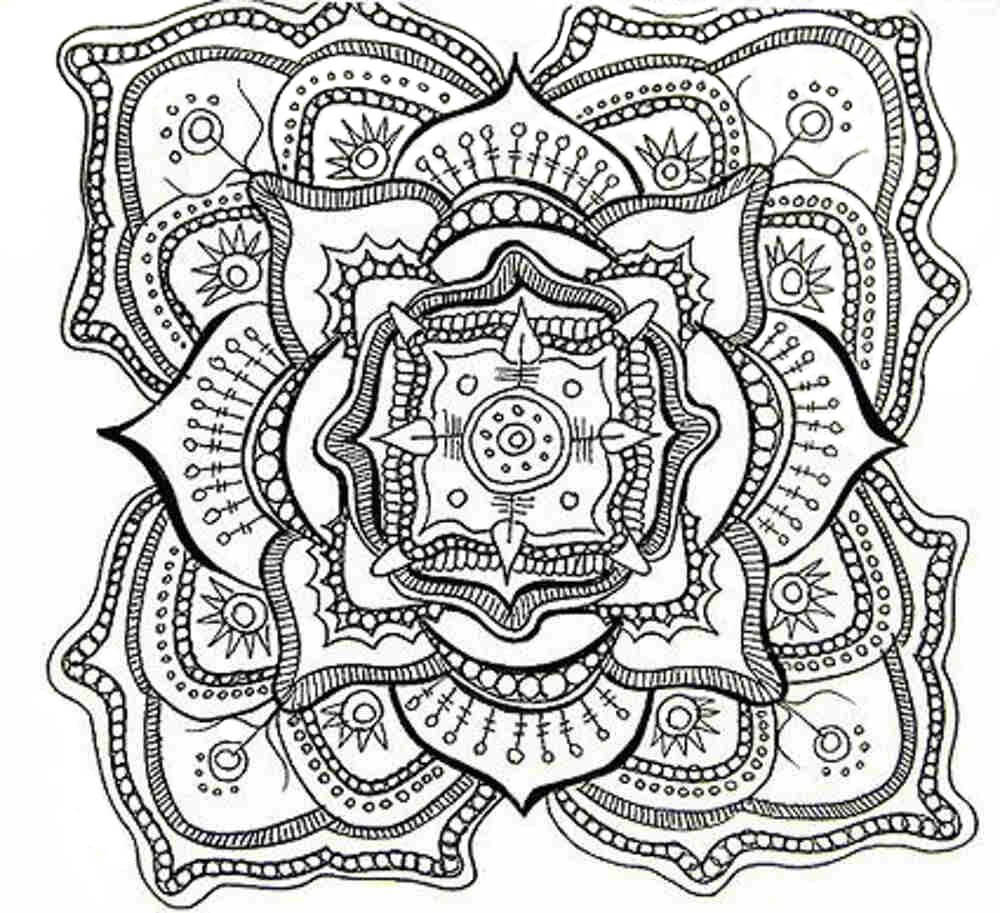 Advanced Abstract Coloring Page   Free Printable Coloring Pages ...