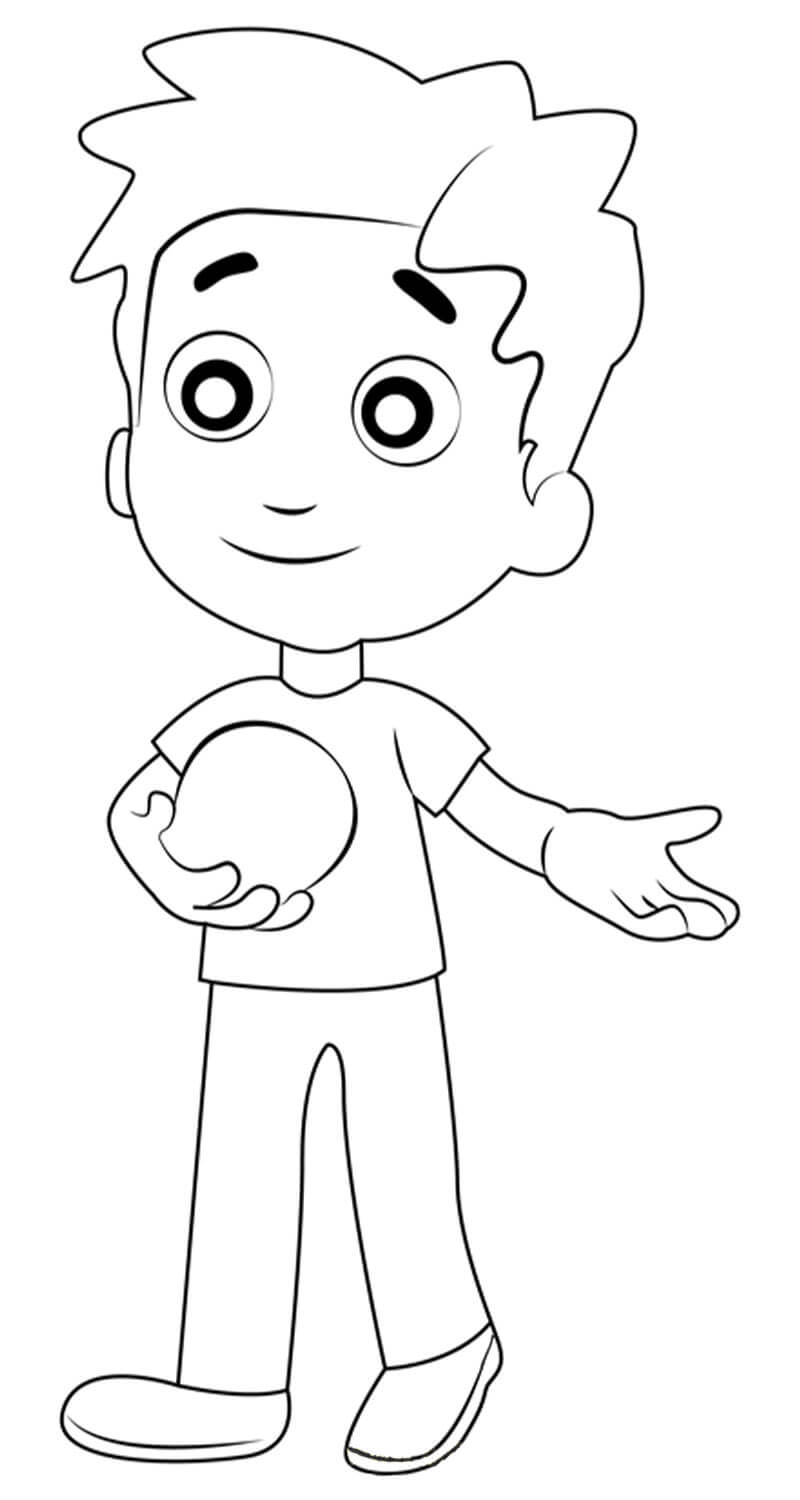 Alex Porter Holding Ball Coloring Page - Free Printable Coloring Pages ...