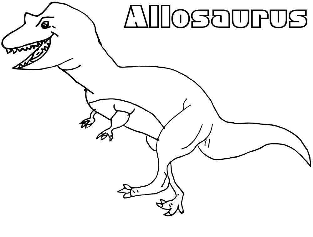 Allosaurus Smiling