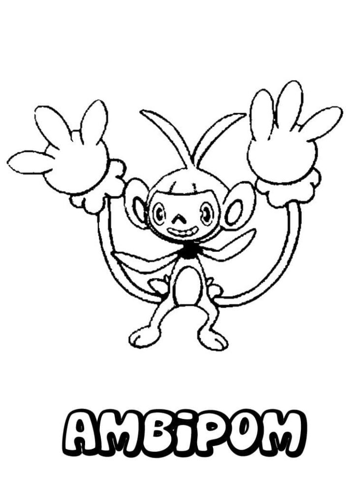 Ambipom Gen 4 Pokemon