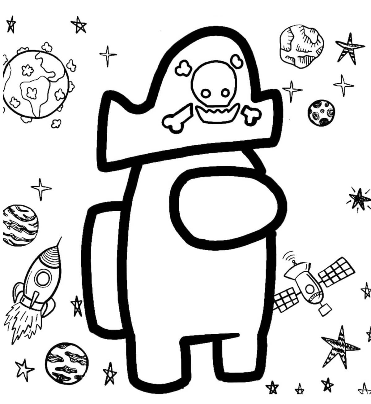 Among Us 13 Coloring Page Free Printable Coloring Pages
