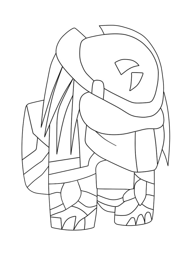 Among Us Predator Coloring Page Free Printable Coloring Pages For Kids